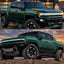 Matte Chrome Venom Green Car Wrap on hummer