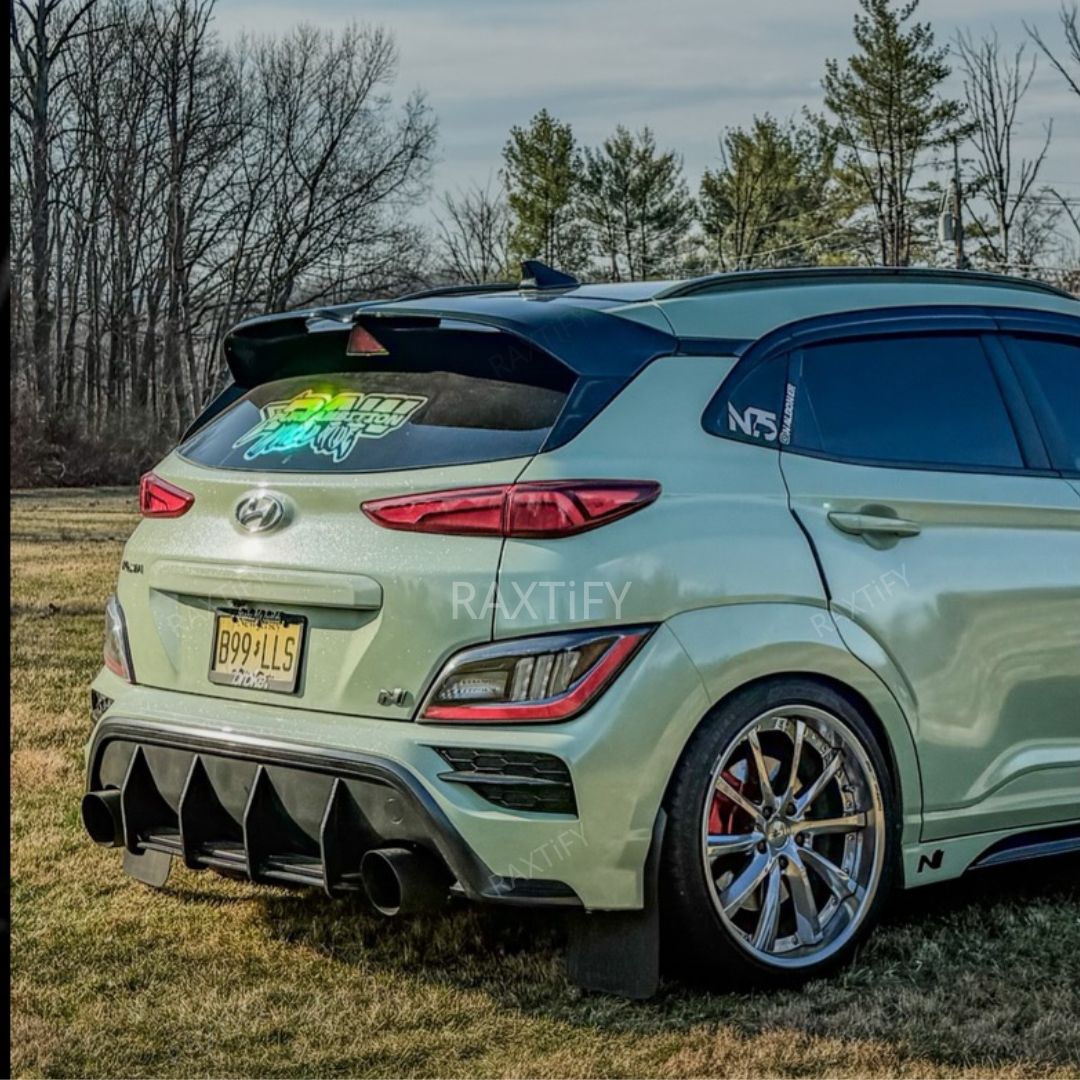 Gloss Diamond Pearl Light Khaki Green Vinyl Wrap hyundai side look