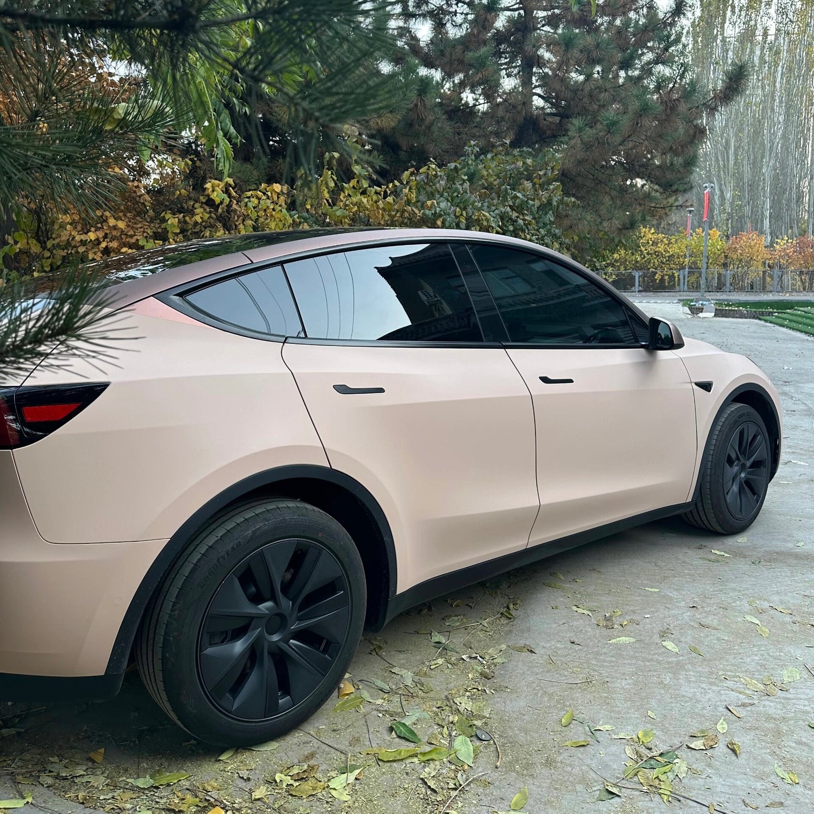 Matte Sand Yellow Vinyl Wrap Auto