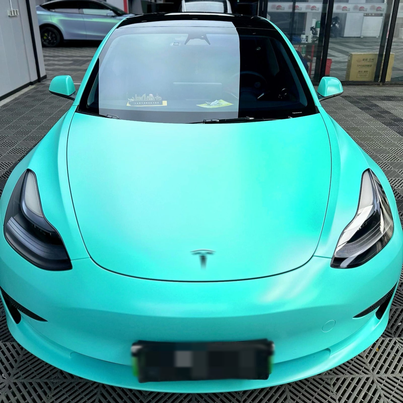 Matte Tiffany Vinyl Wrap