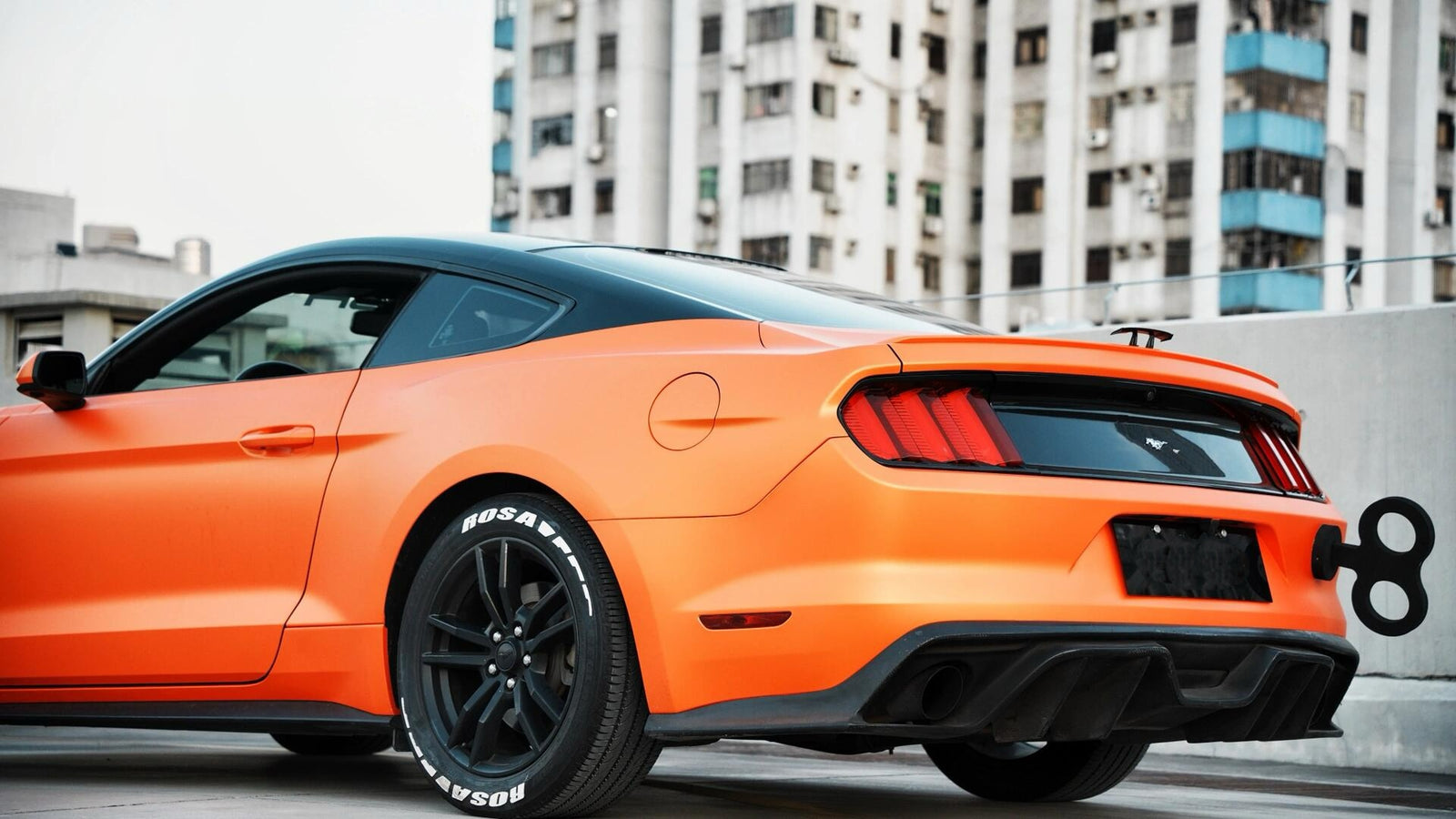 Matte Orange Vinyl Wrap