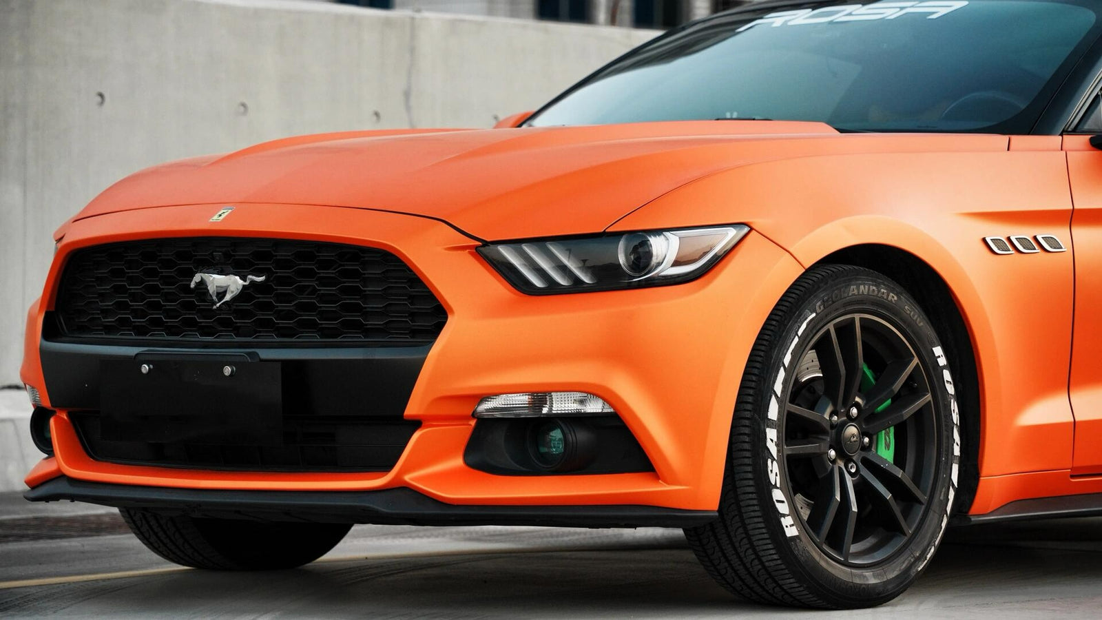 Matte Orange Vinyl Wrap