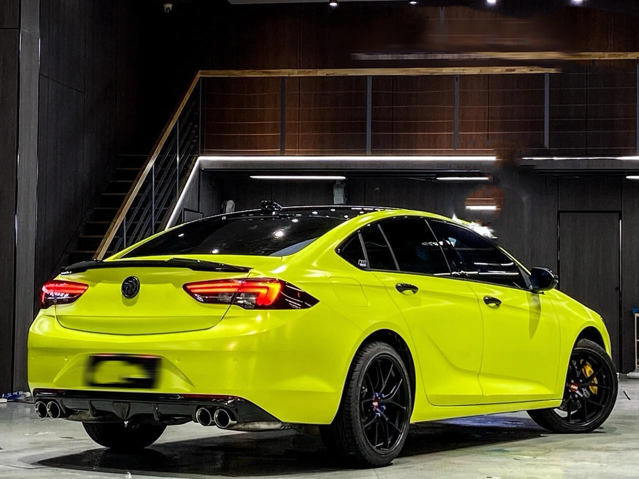 Satin Metallic Neon Yellow Vinyl Wrap Color