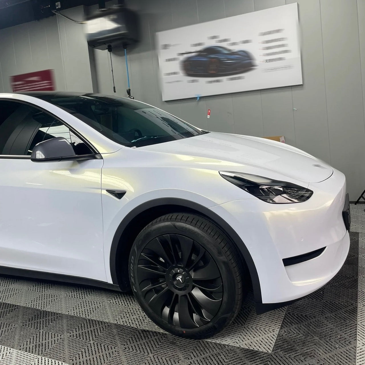 Color Shift Glitter White Gold Vinyl Wrap color