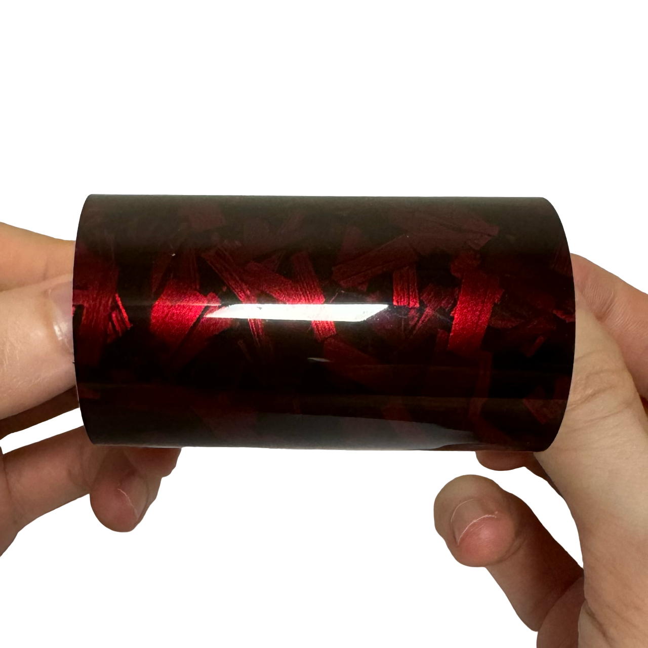 3D Ghost Camouflage Red Vinyl Wrap