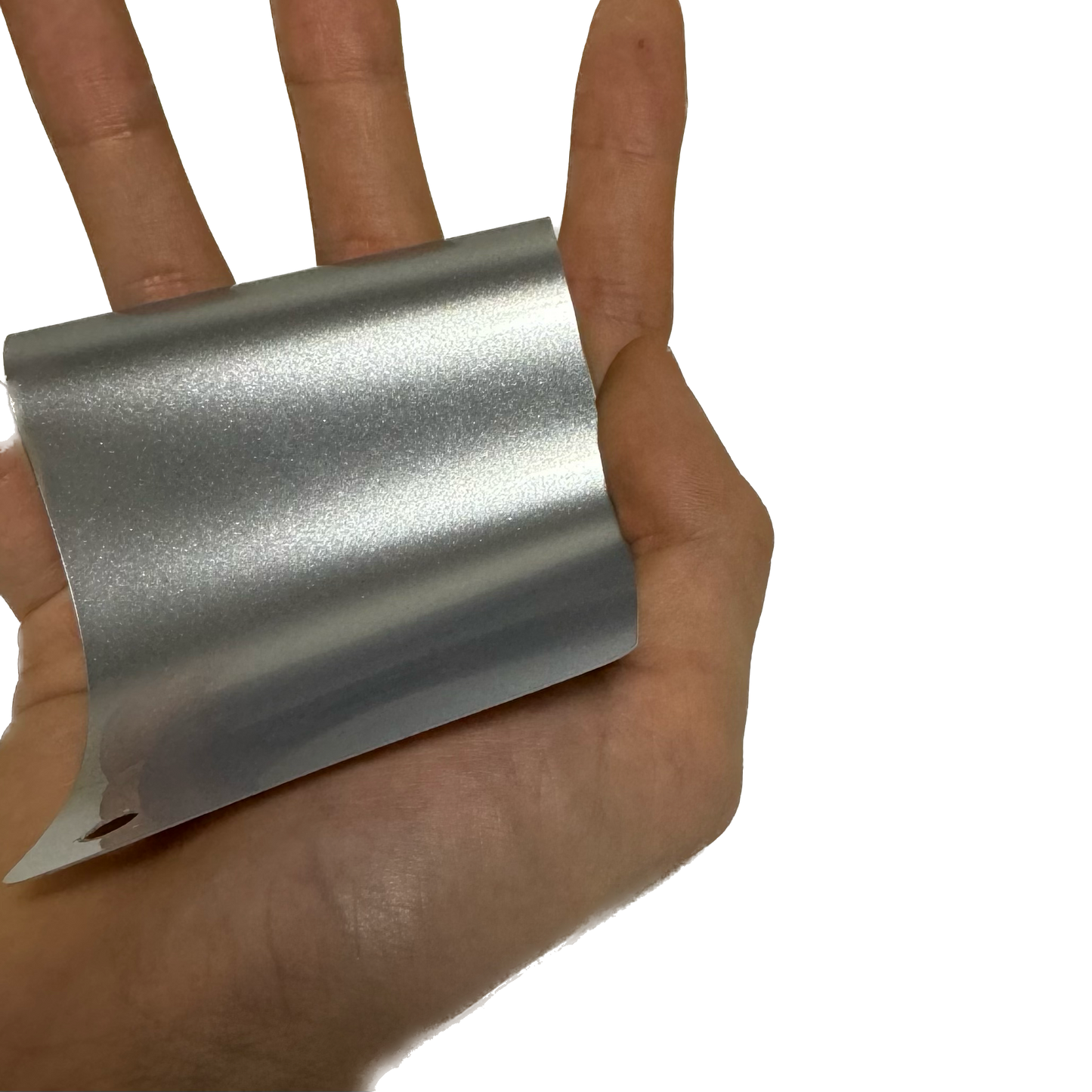 Gloss Metallic Foil Silver Car Wrap