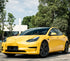 Satin Metallic Yellow Vinyl Wrap Auto