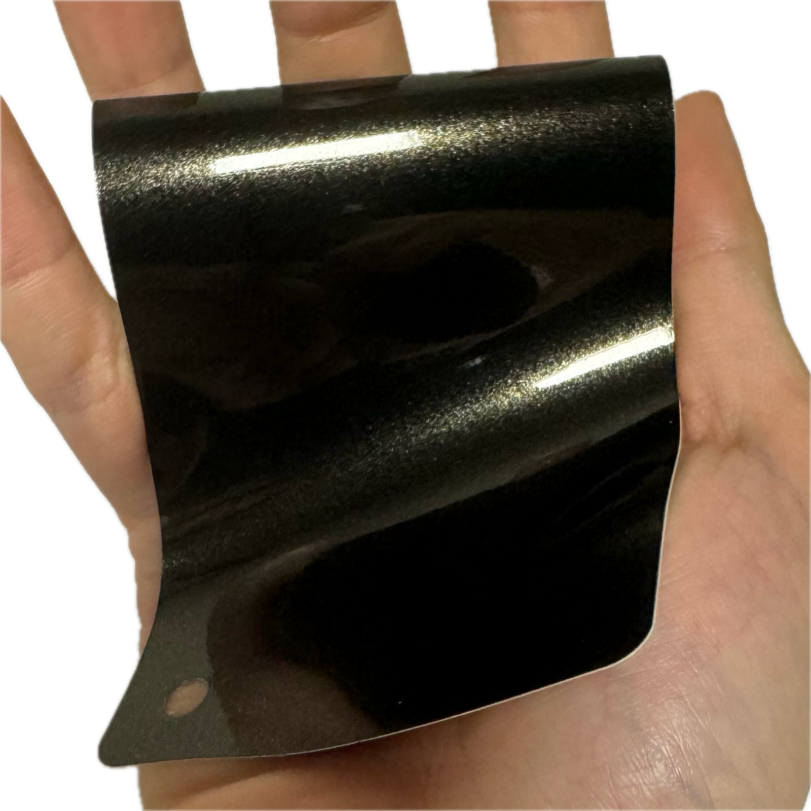 Gloss Metallic Black Gold Car Wrap Film
