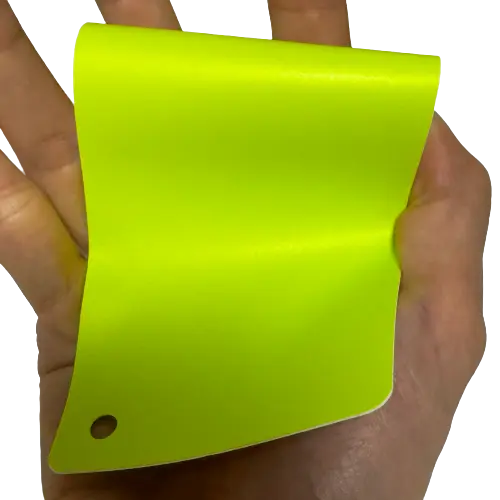 Matte Chartreuse Yellow Vinyl Wrap Color Material