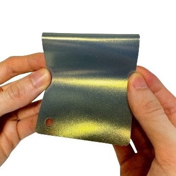Color Shift Diamond Gray Gold Vinyl Wrap