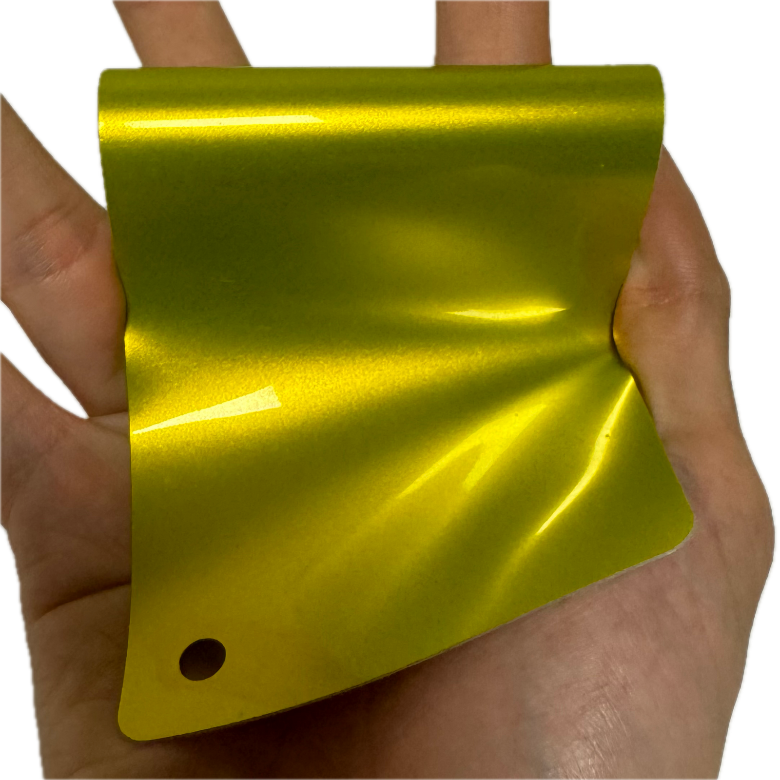 Gloss Metallic OSD Yellow Car Wrap Vinyl Film