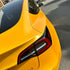 Satin Metallic Golden Yellow Vinyl Wrap Color Car