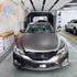Satin Chrome Dark Gray Car Wrap