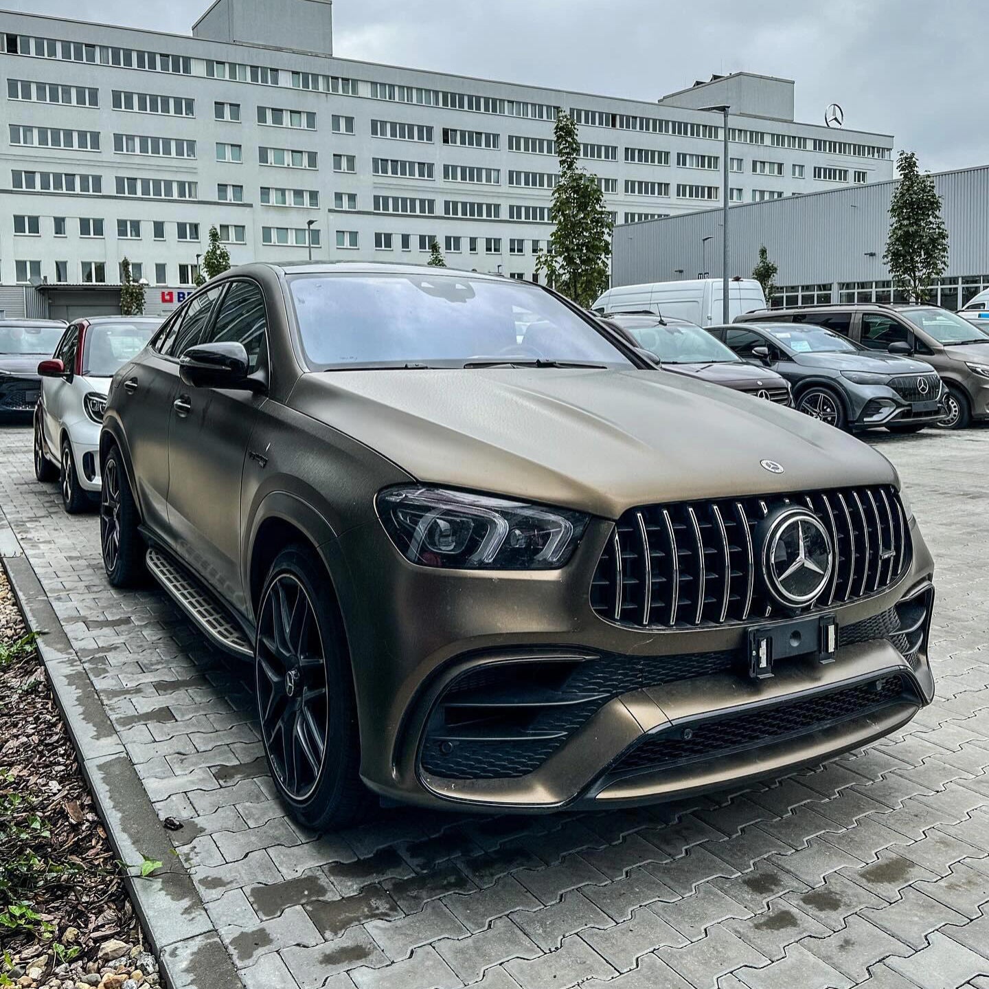 Satin Metallic Brown Gold Vinyl Wrap