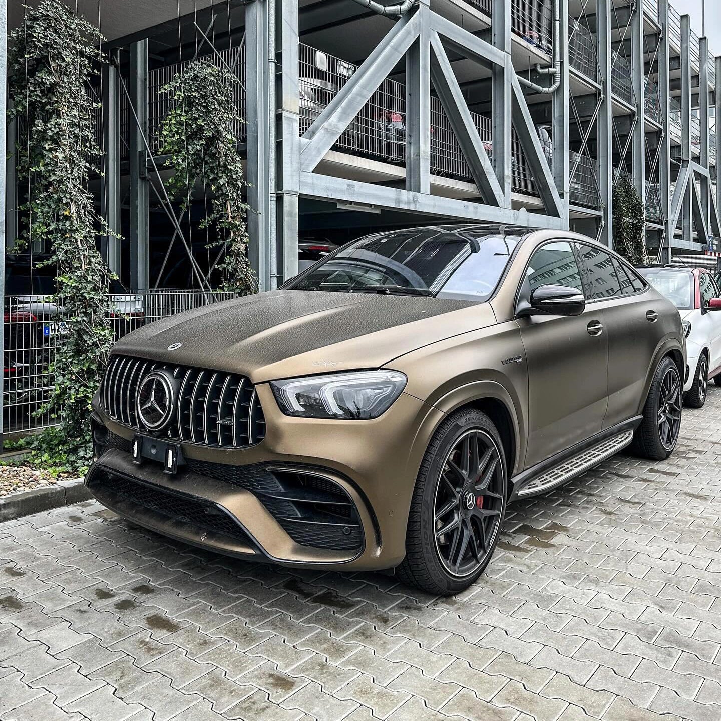 Satin Metallic Brown Gold Vinyl Wrap