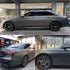 Satin Chrome Dark Gray Green Car Wrap