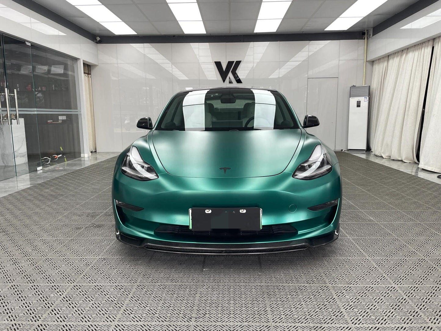 Satin Metallic Emerald Green Vinyl Wrap