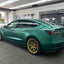 Satin Metallic Emerald Green Vinyl Wrap