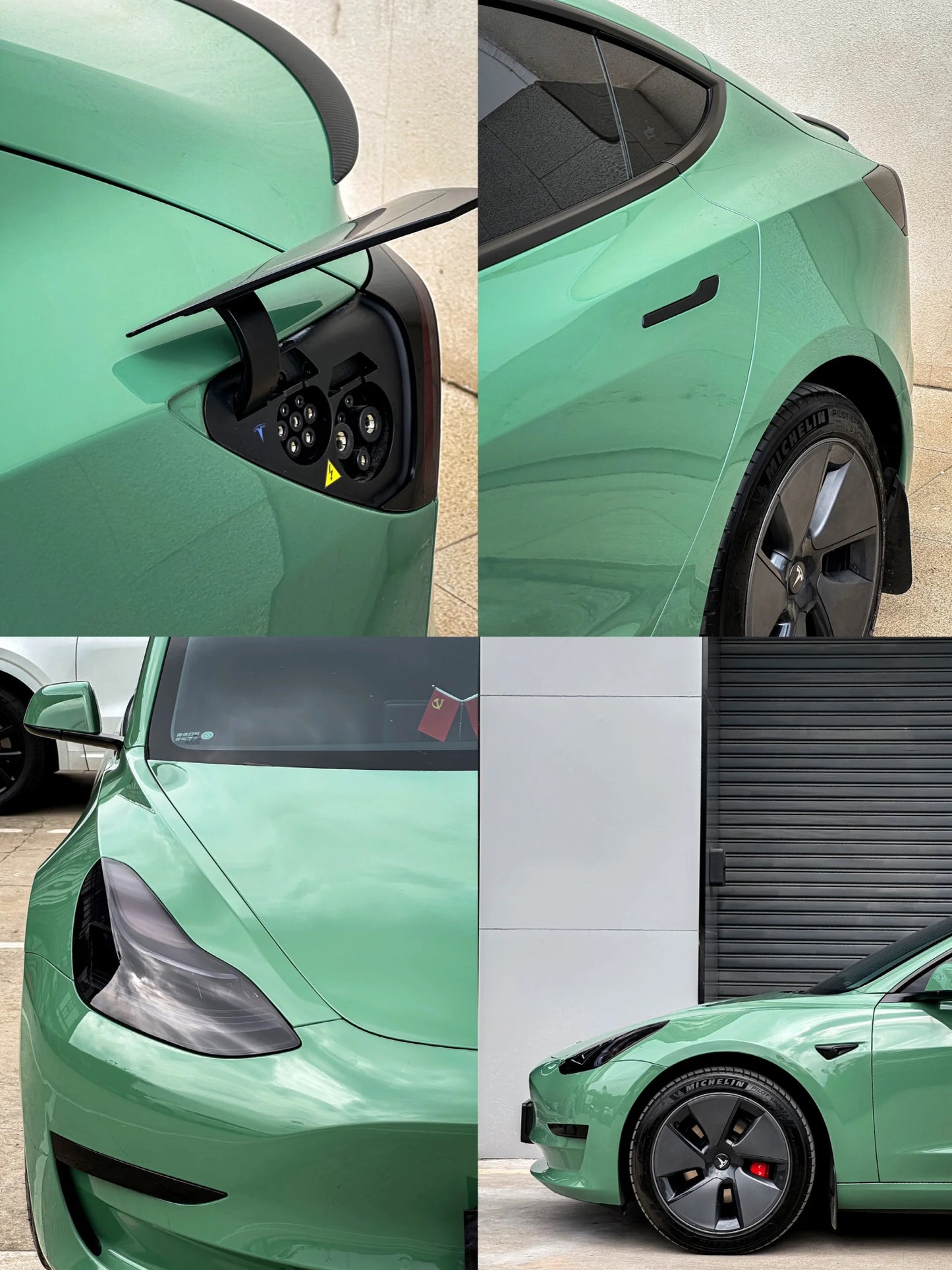 Gloss Berry Green Vinyl Wrap