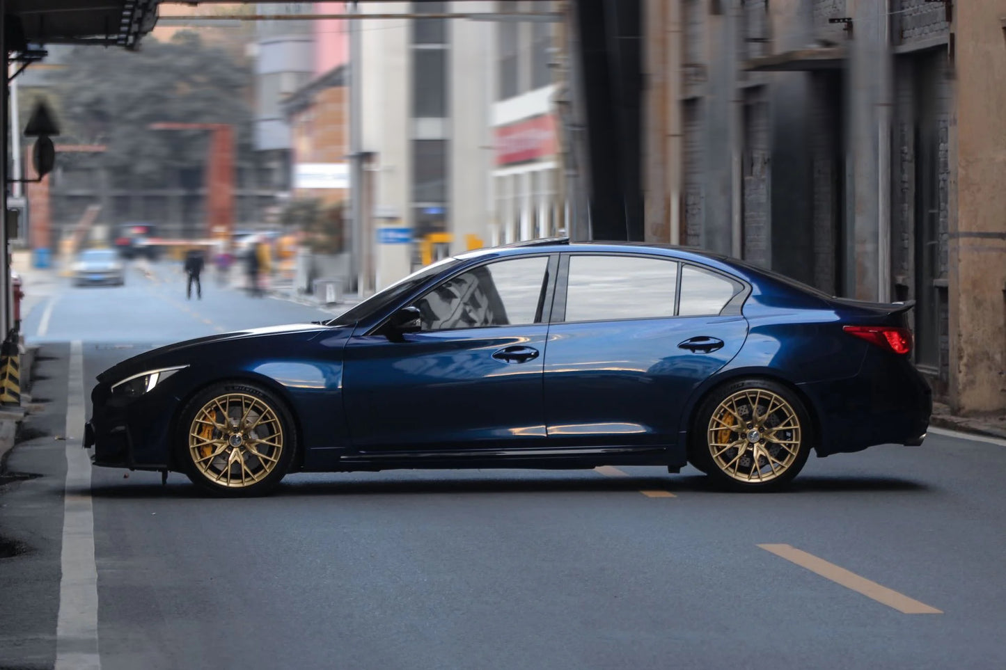 Gloss Metallic Galaxy Blue Vinyl Wrap