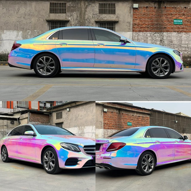 Opal Chrome White Vinyl Car Wrap for Vehicles – RAXTiFY