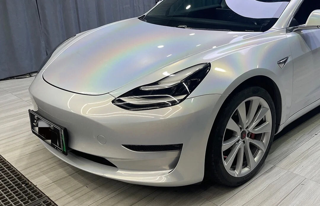 Laser Gloss White Vinyl Wrap Color