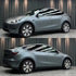 Satin Chrome Silk Gray Blue Vinyl Wrap