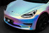 Laser Satin Chrome White Vinyl Wrap Color