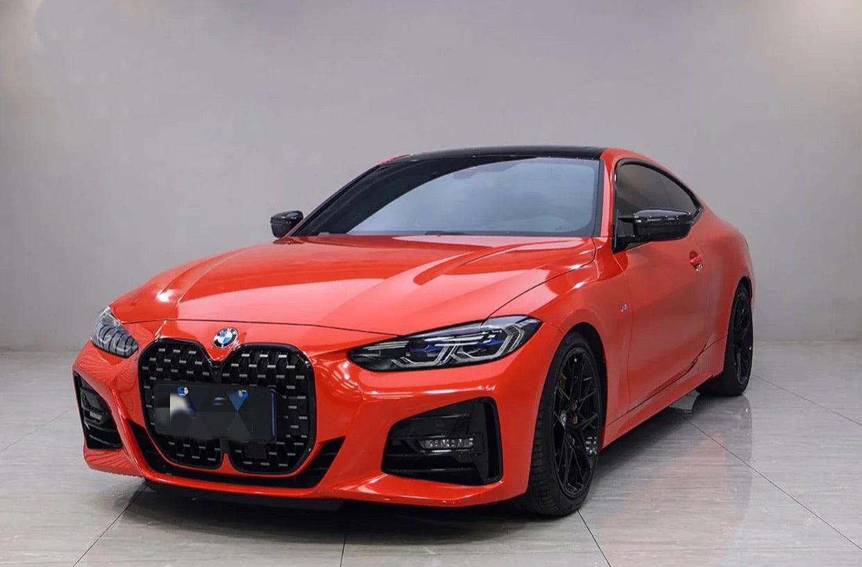 Super Gloss Lava Orange Vinyl Wrap