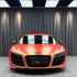 Color Shift Satin Gold Orange Vinyl Wrap