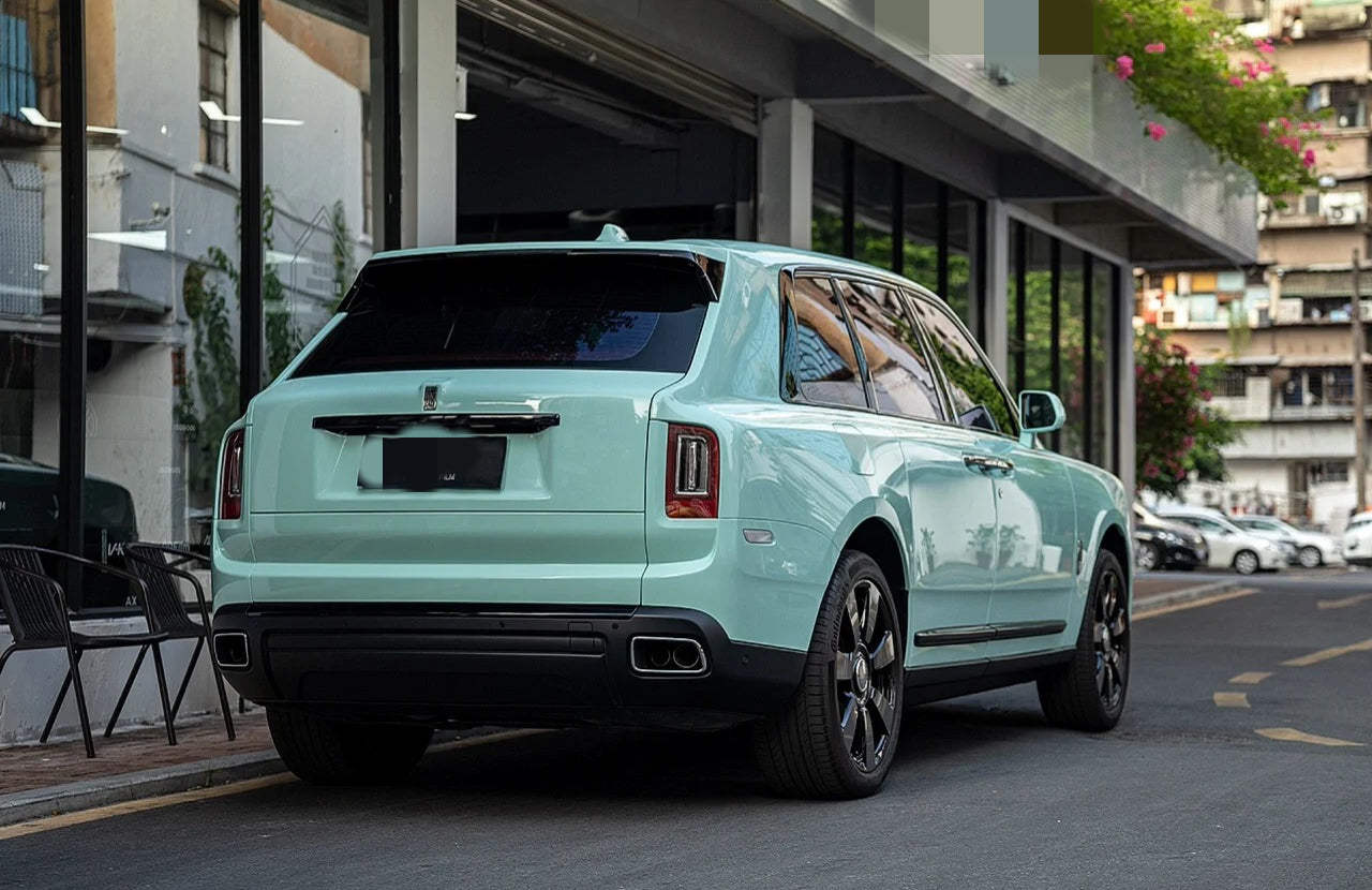 Super Gloss Light Saga Green Car Wrap