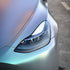 Color Shift Satin Gray Blue Vinyl Wrap