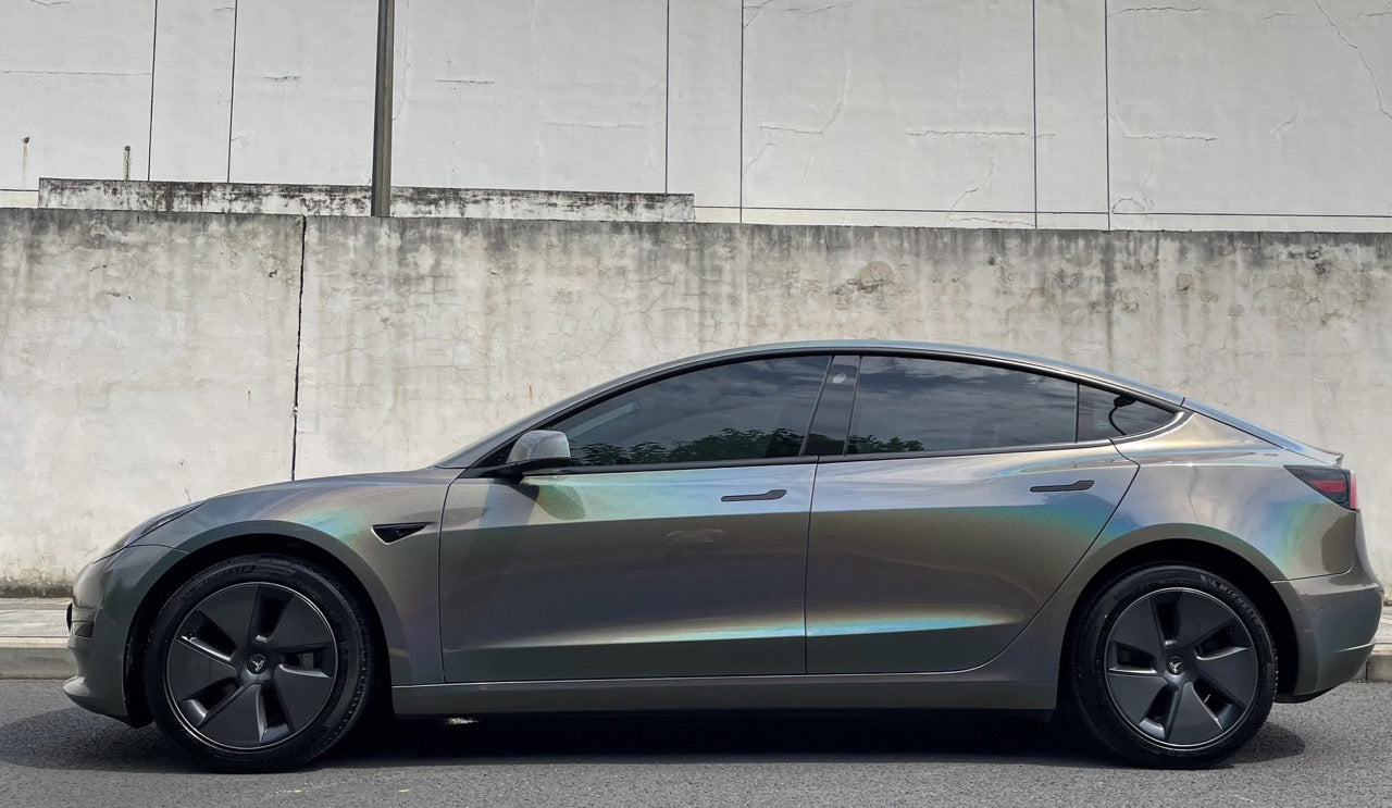 Laser Majestic Gray Vinyl Wrap