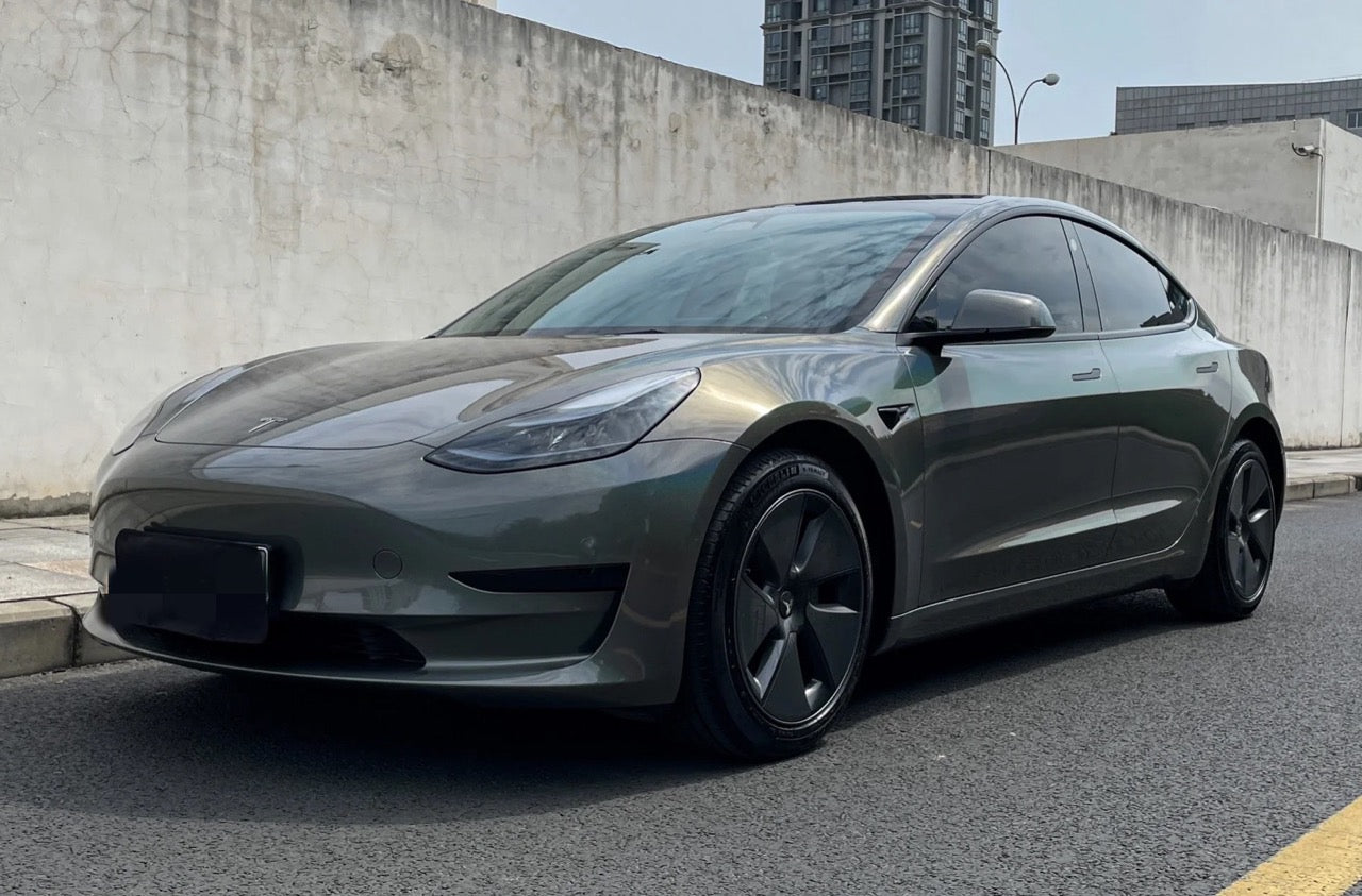 Laser Majestic Gray Vinyl Wrap