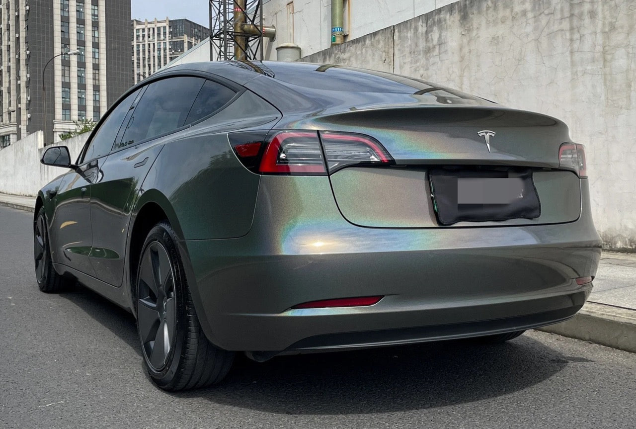 Laser Majestic Gray Vinyl Wrap