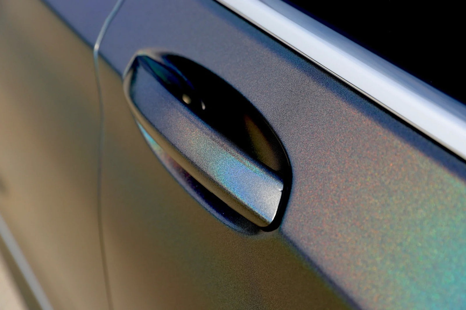 Laser Matte Black Vinyl Wrap 