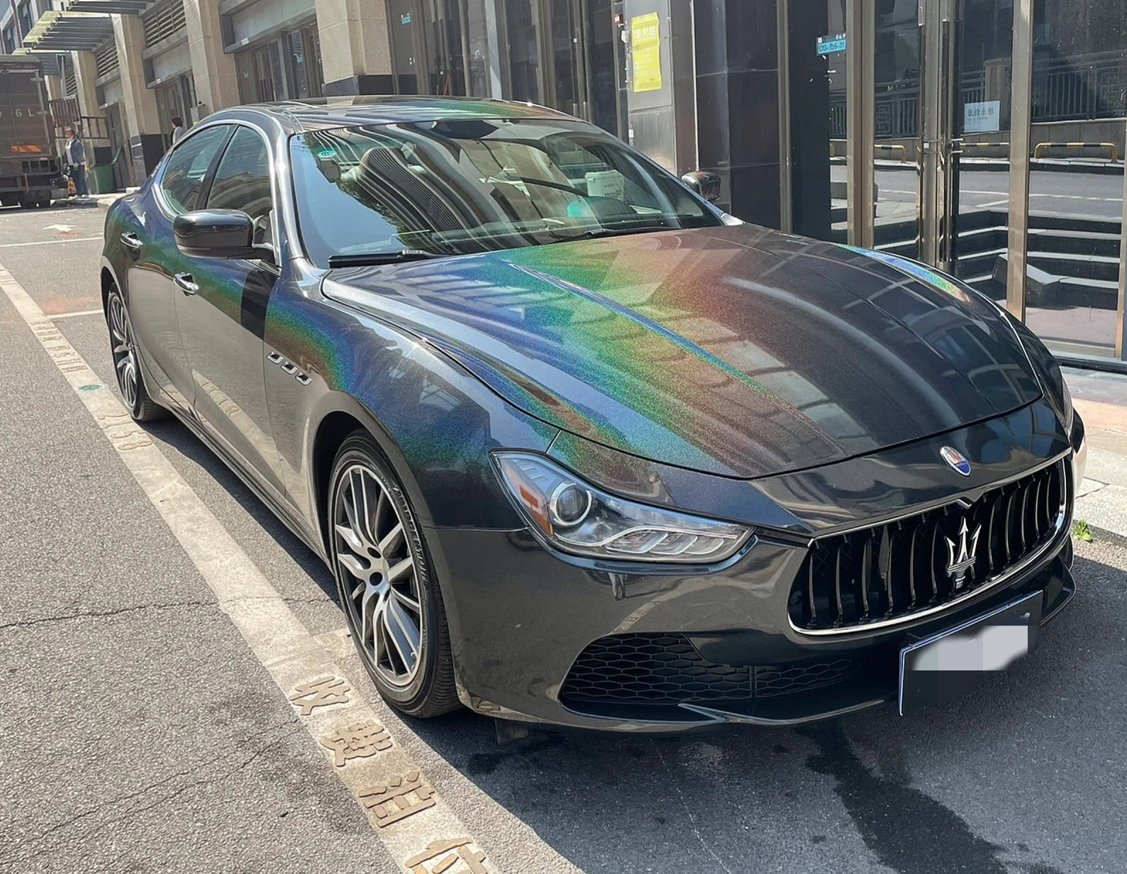 Laser Gloss Black Vinyl Wrap Color