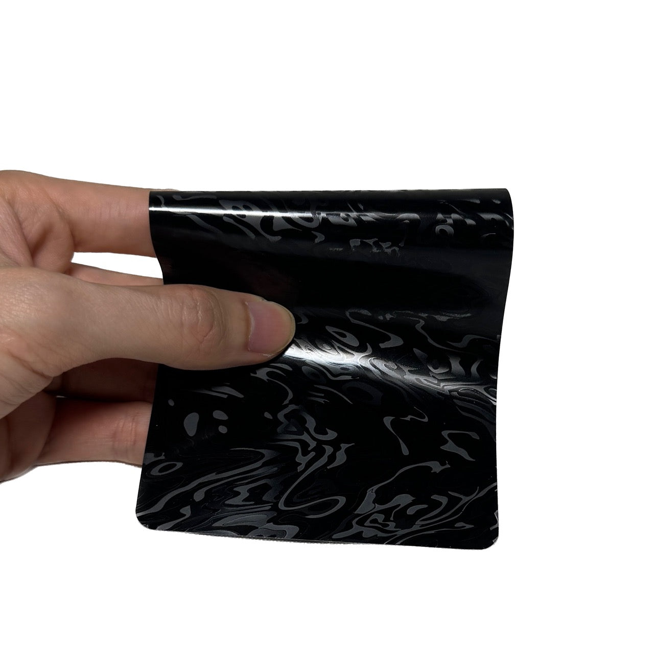 Camouflage Damascus Black Vinyl Wrap Swatch