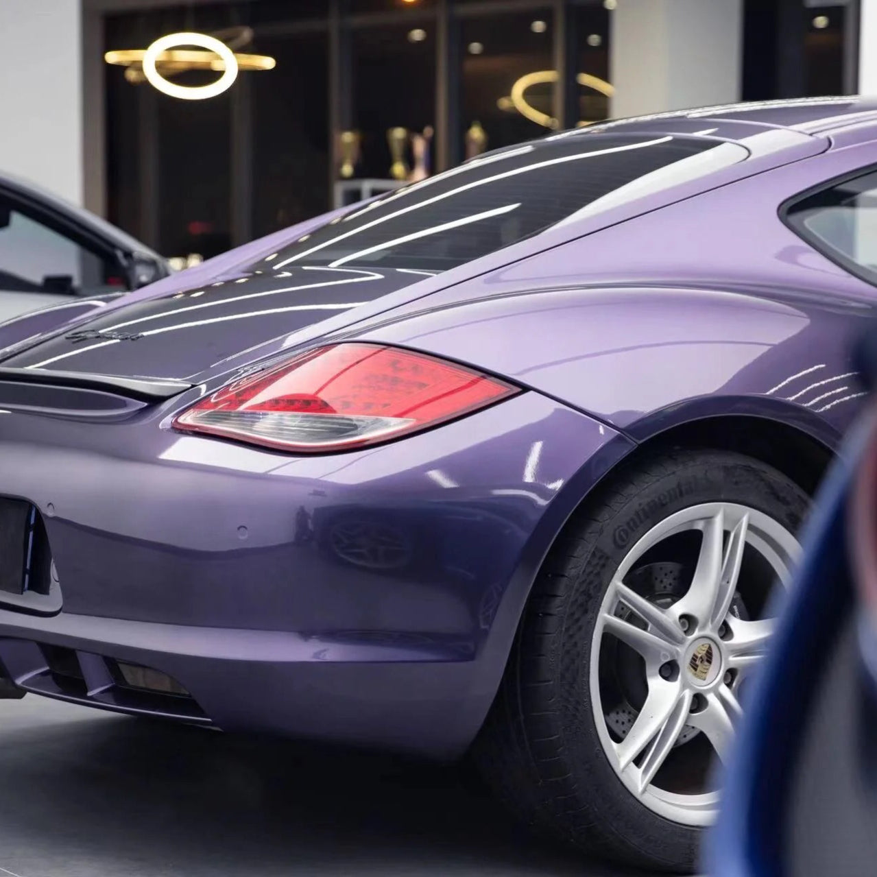 Gloss Metallic Gray Violet Car Wrap