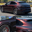 Gloss Metallic Black Red Car Wrap