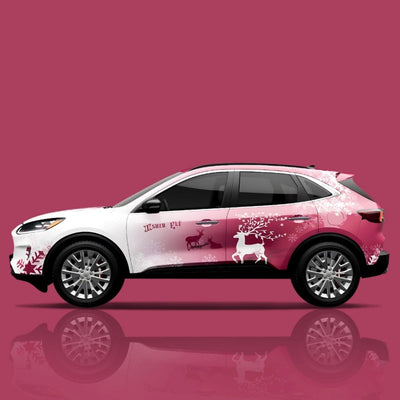 Christmas Custom Design Car Wrap by RAXTiFY 