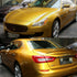 Gloss Metallic Amber Gold Car Wrap Colored
