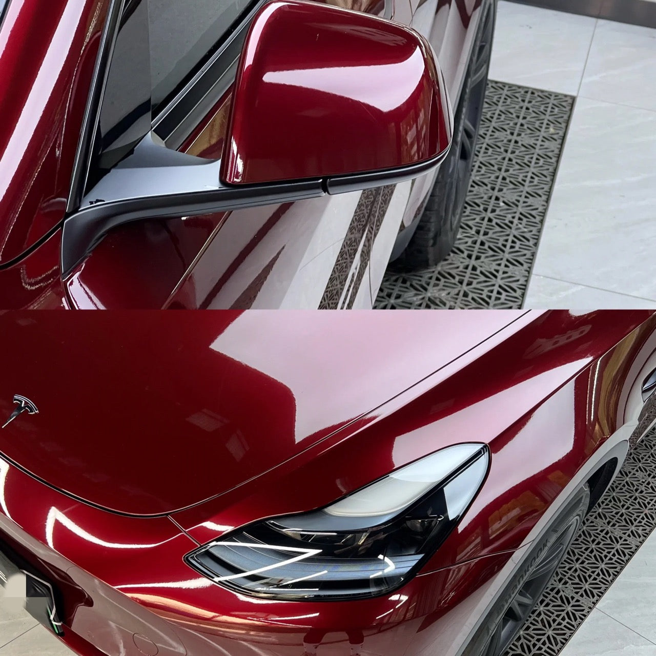 Gloss Metallic Rufous Red Vinyl Wrap