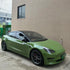Super Gloss Racing Green Car Wrap Tesla