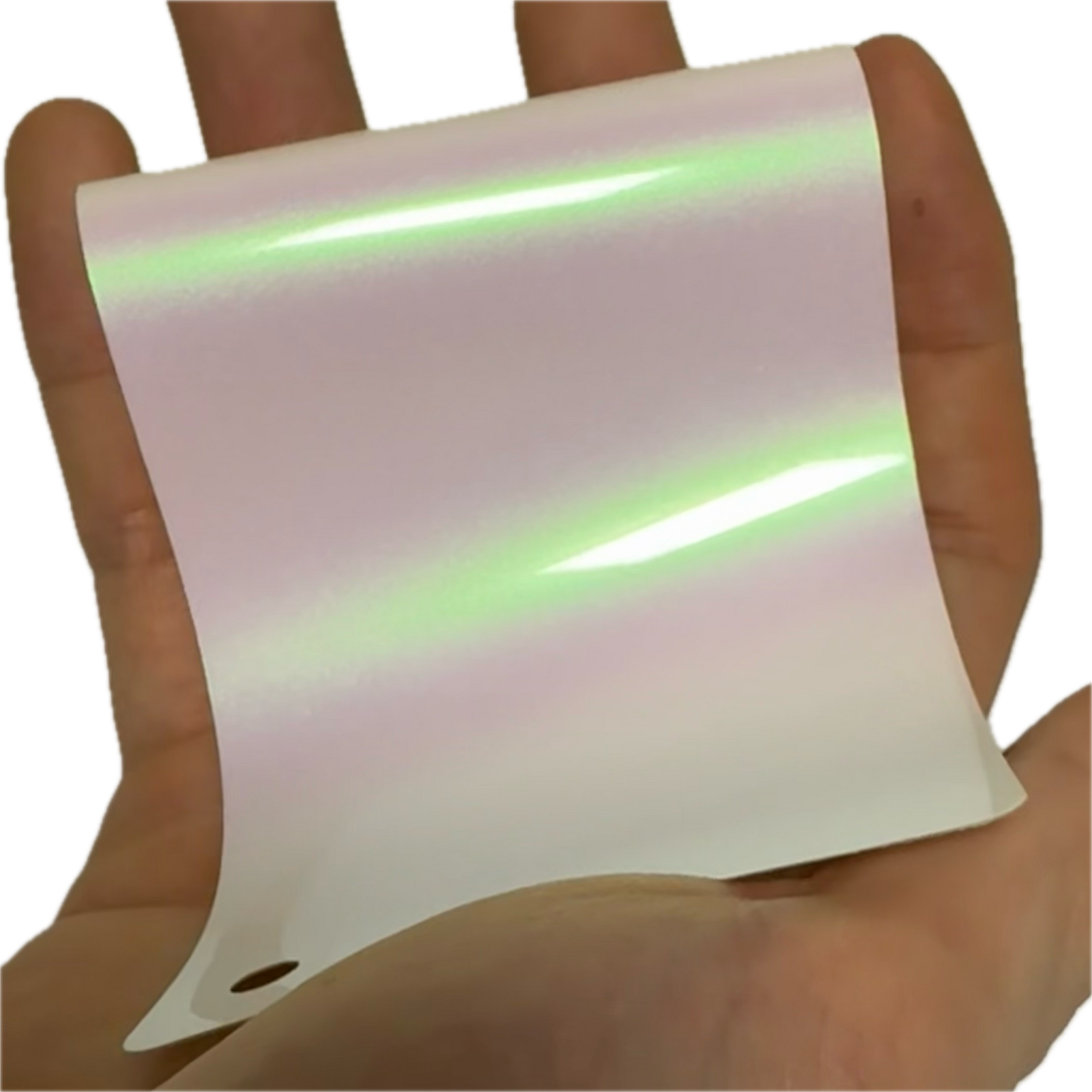 Color Shift Glitter Aurora White Vinyl Wrap Color Film