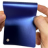 Satin Chrome Blue Vinyl Wrap