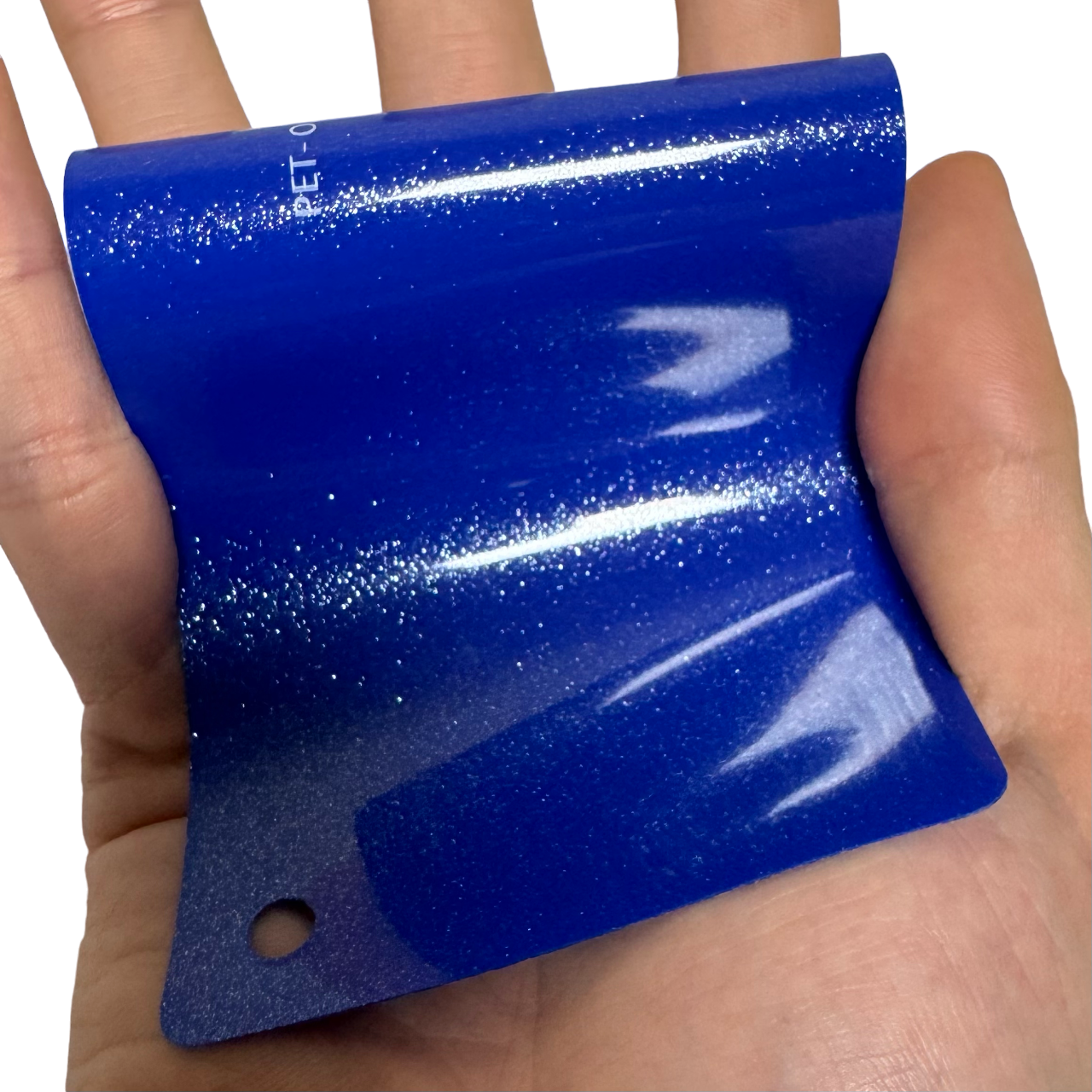 Gloss Metallic Glitter Dark Blue Car Wrap