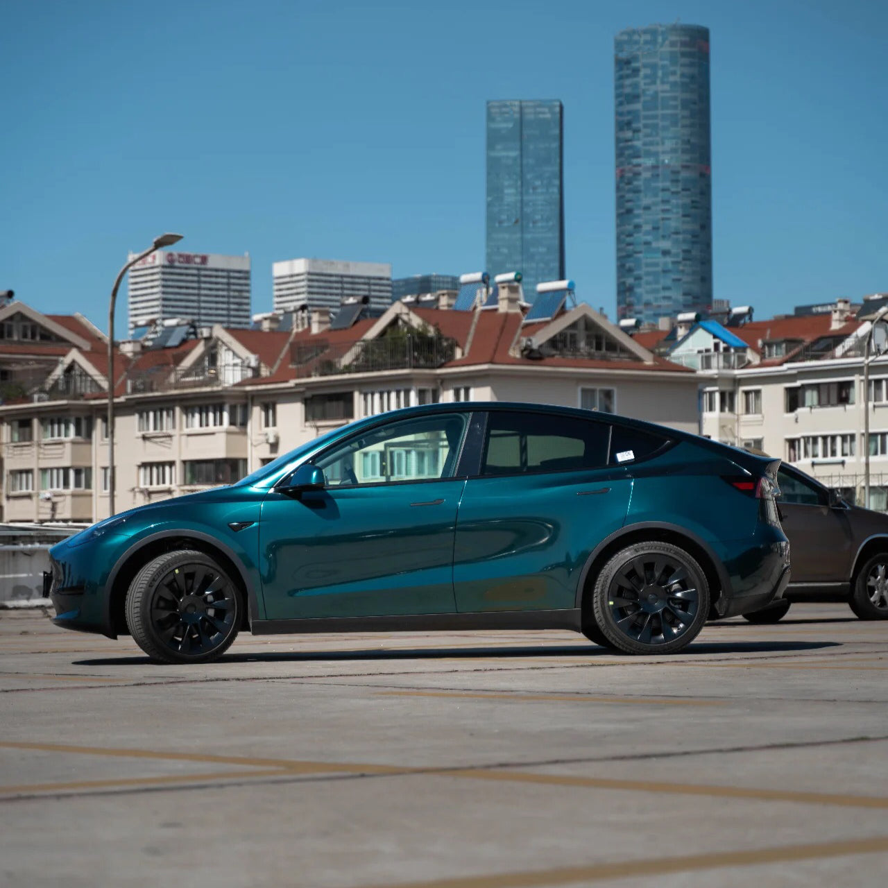Gloss Metallic British Racing Green Car Wrap Color