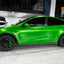 Gloss Metallic Flame Green Car Wrap