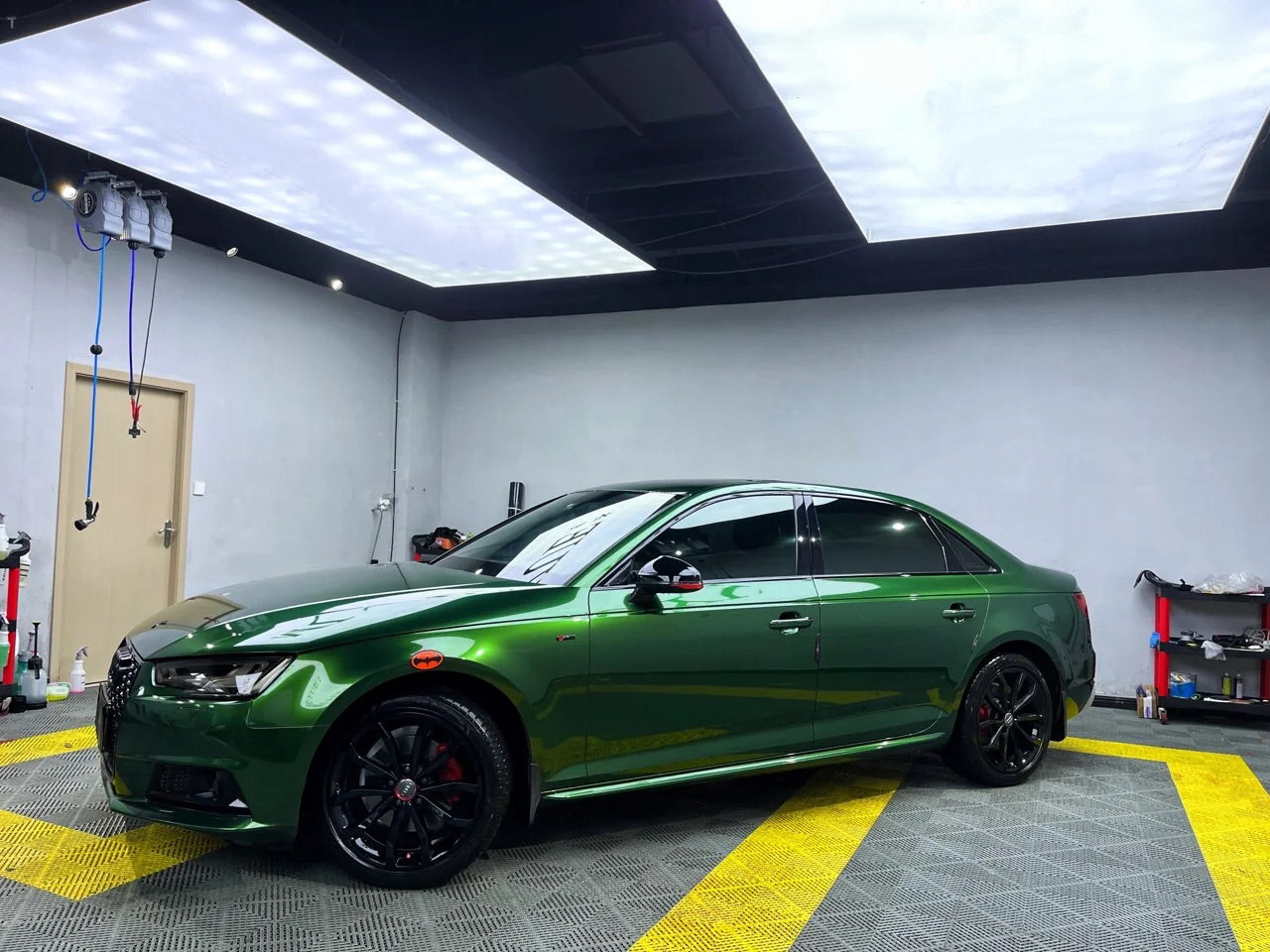 Gloss Metallic Sonoma Green Car Wrap Color